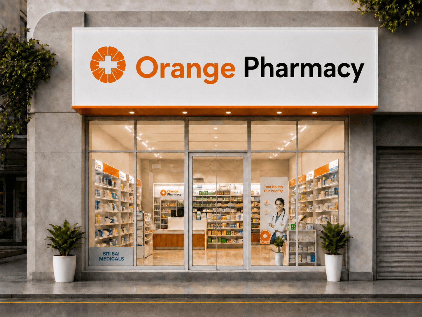 Orange Pharma marketplace storefront